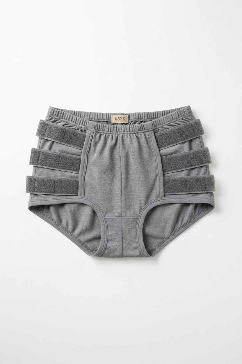 Adaptive underwear with adjustable sides