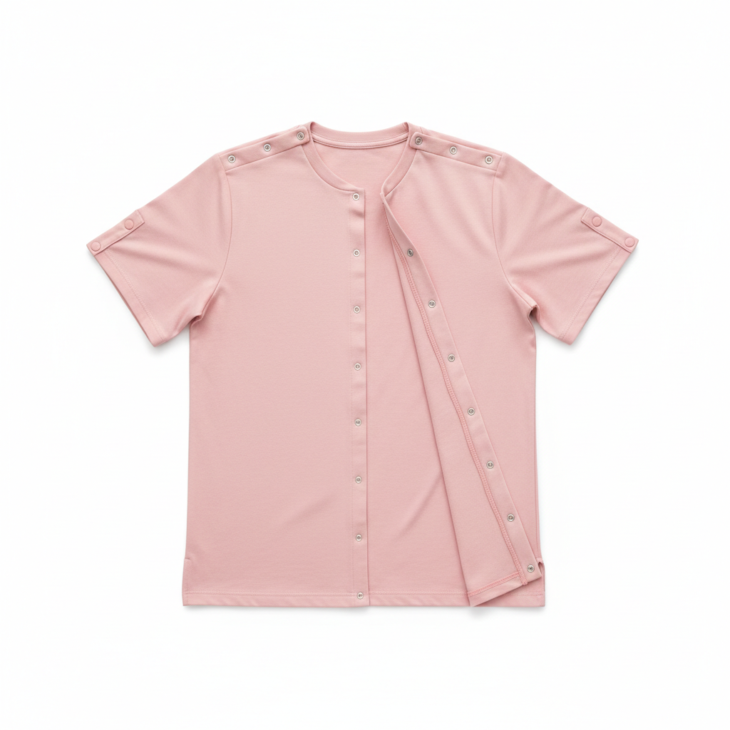 Pink Adaptive Post-Surgery Shirt